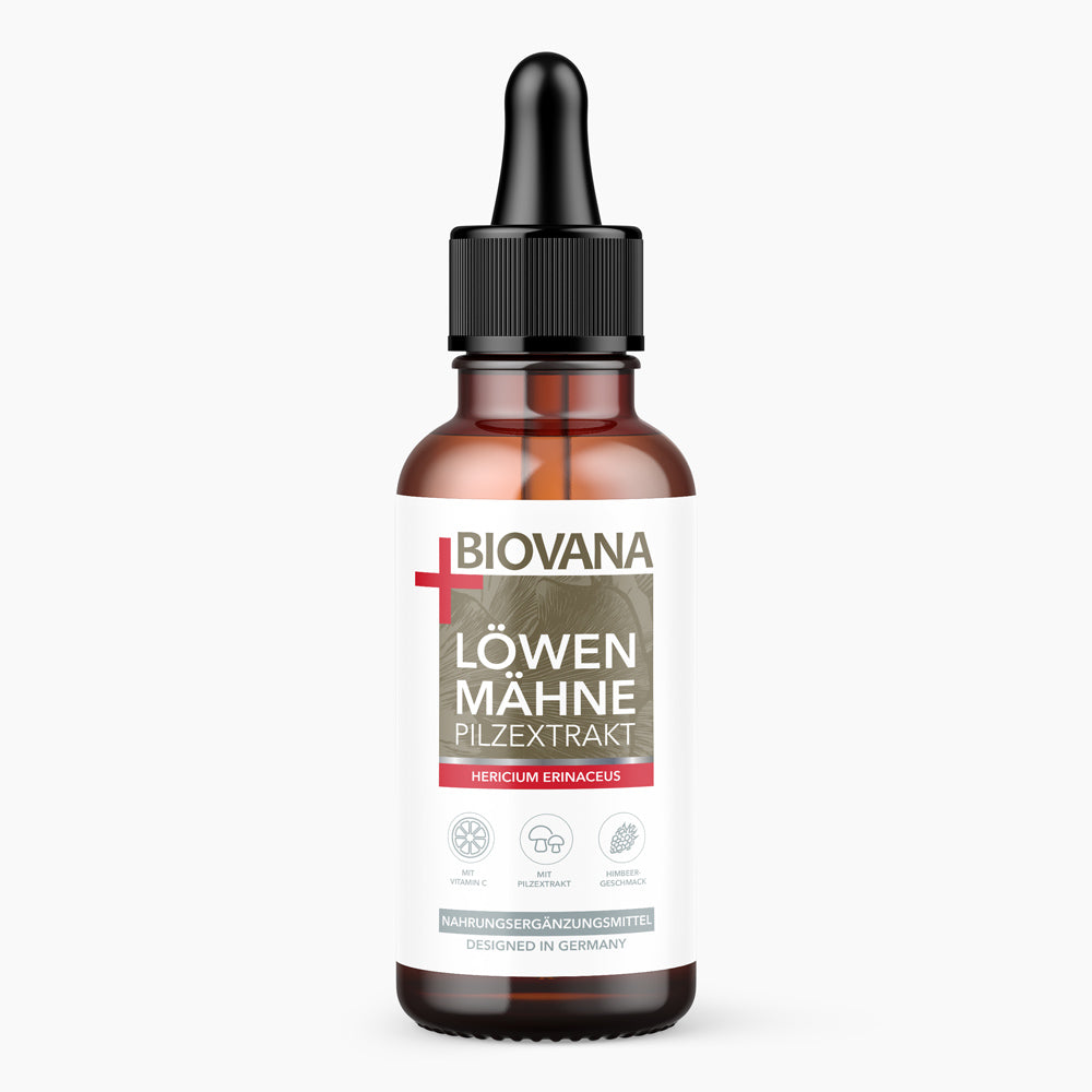 Biovana-Loewenmaehne Pilzextrakt Tropfen (50 ml)